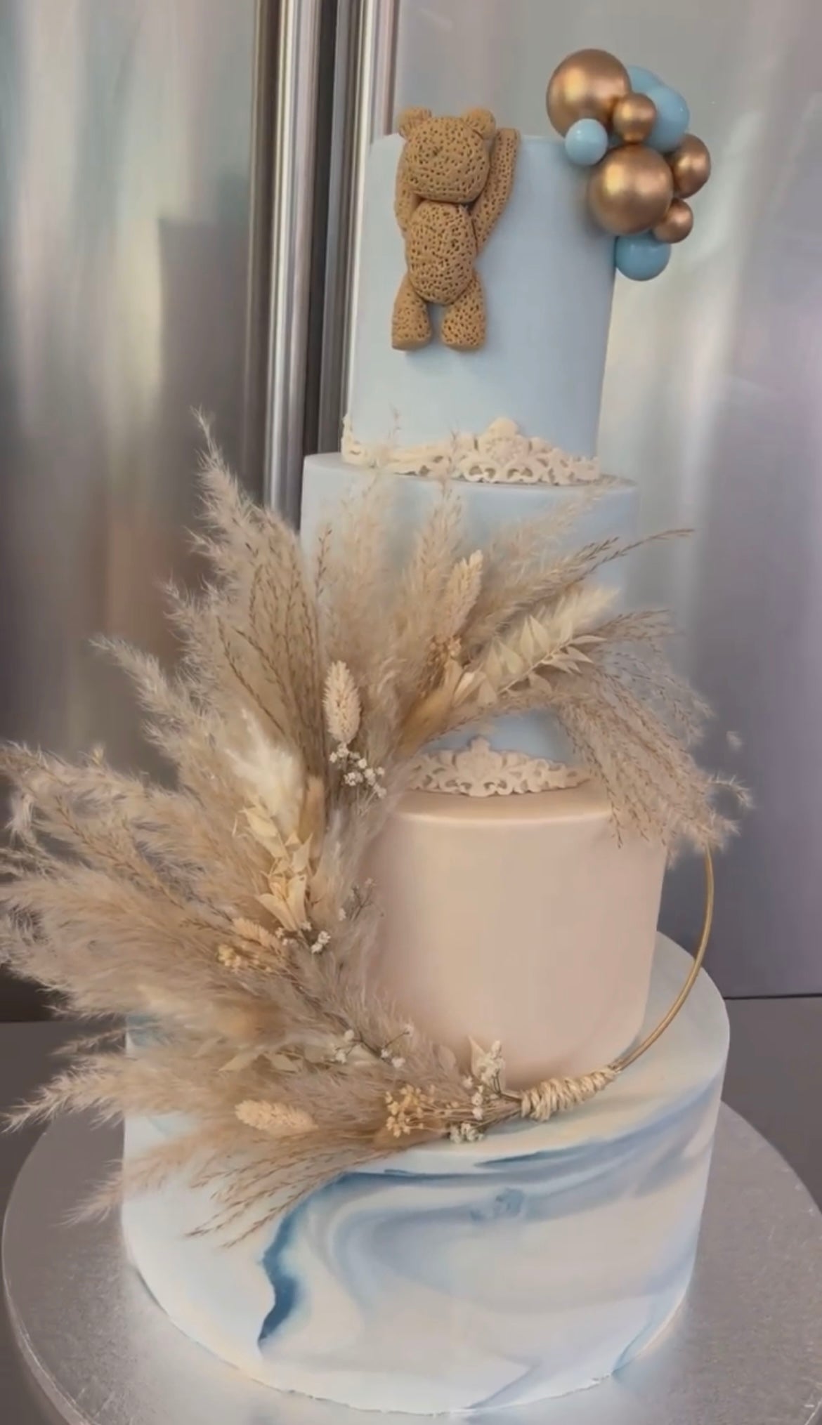 BOHO CAKE TOPPER - PAMPASKONING