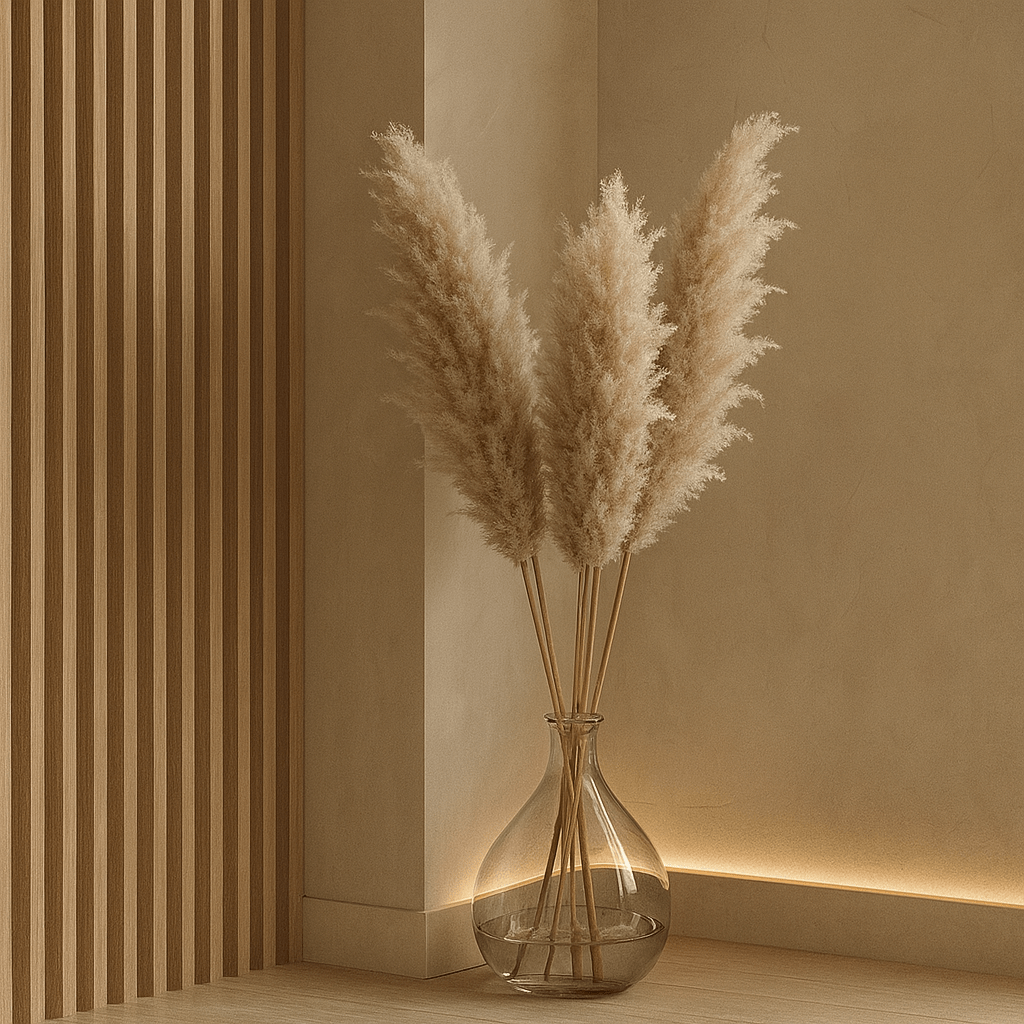 MICHELLE - VASE + PAMPAS SET - PAMPASKONING