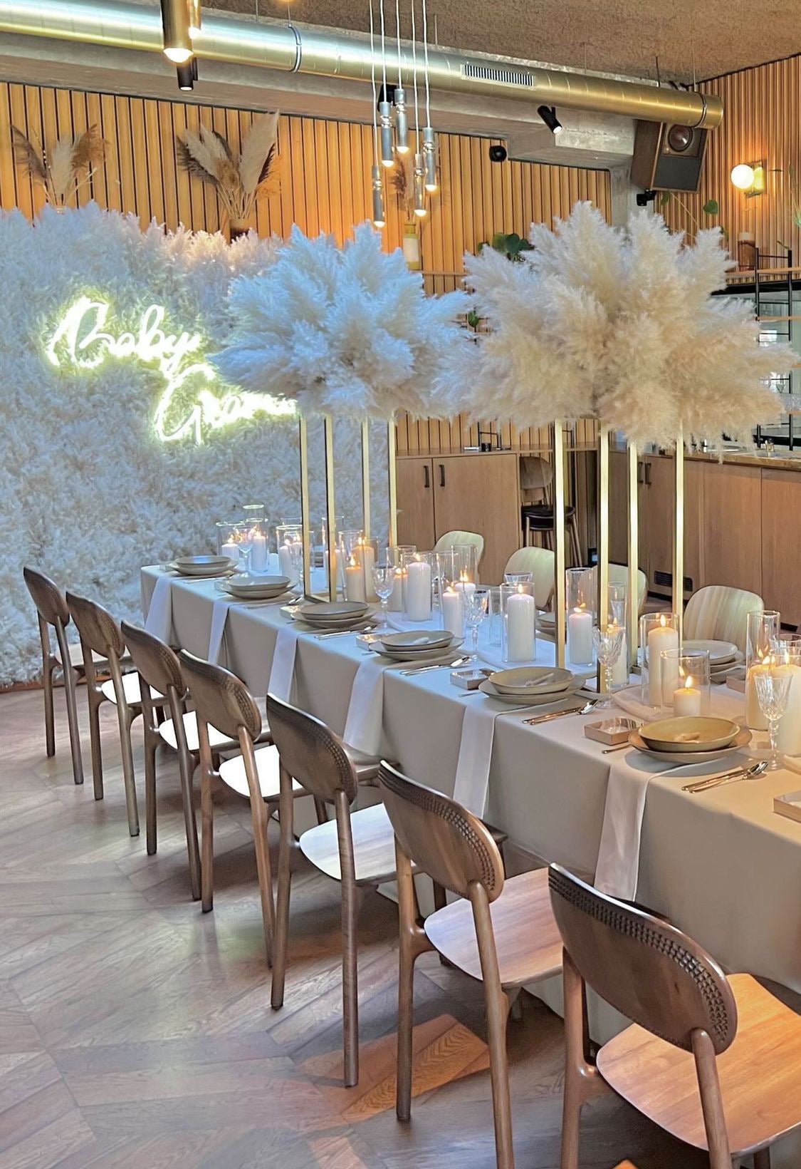 PAMPASWALL - PAMPAS GRASS WALL- BOHEMIAN WALL DECOR