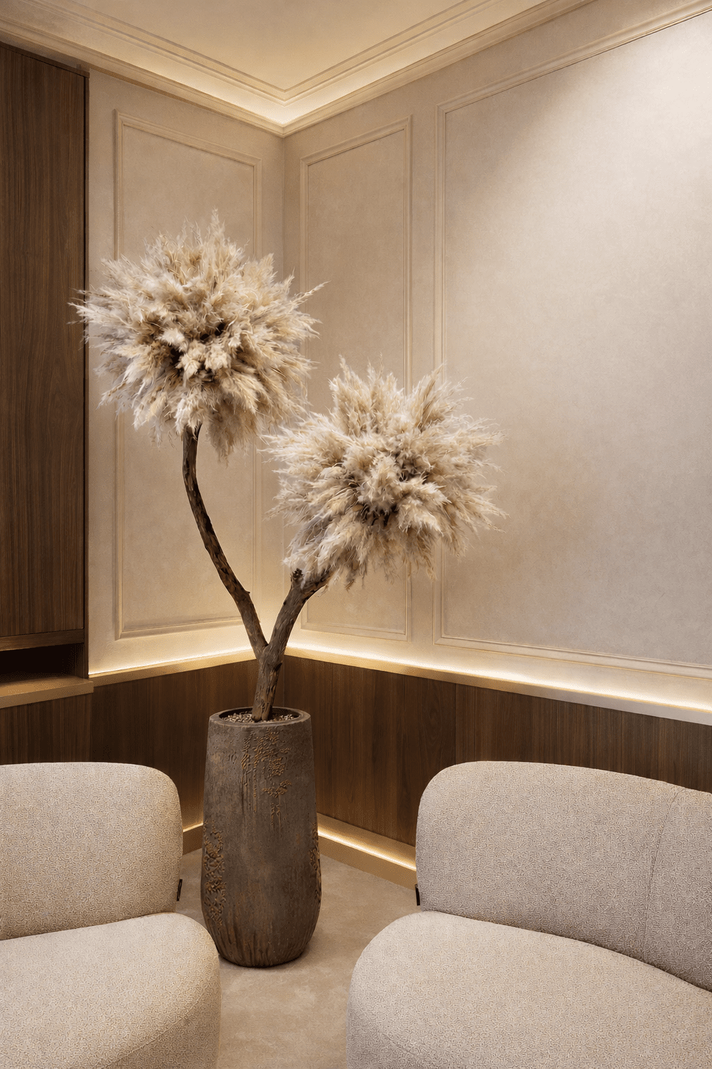 PAMPASTREE - OYSTER BROWN - PAMPASKONING