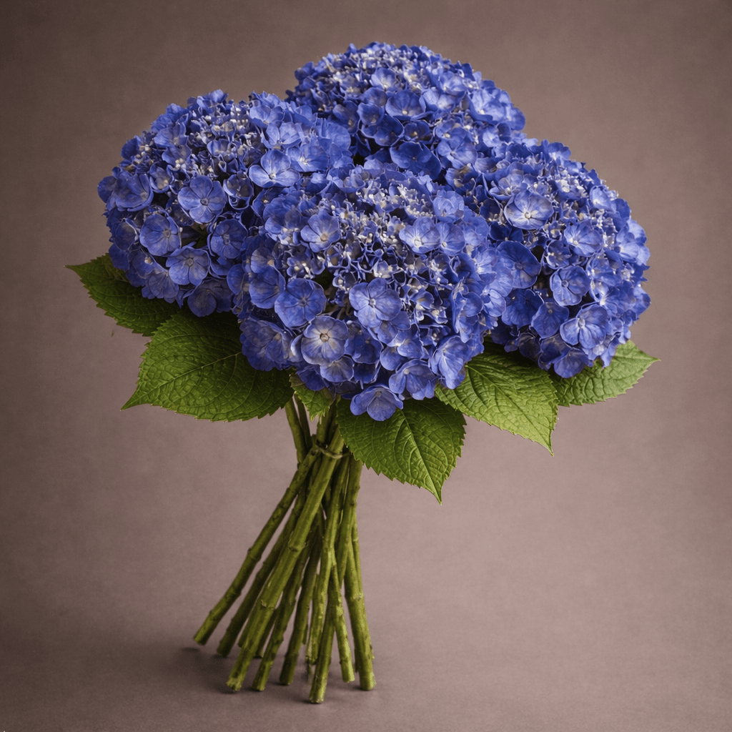 SILK BLUE HYDRANGEA - PAMPASKONING