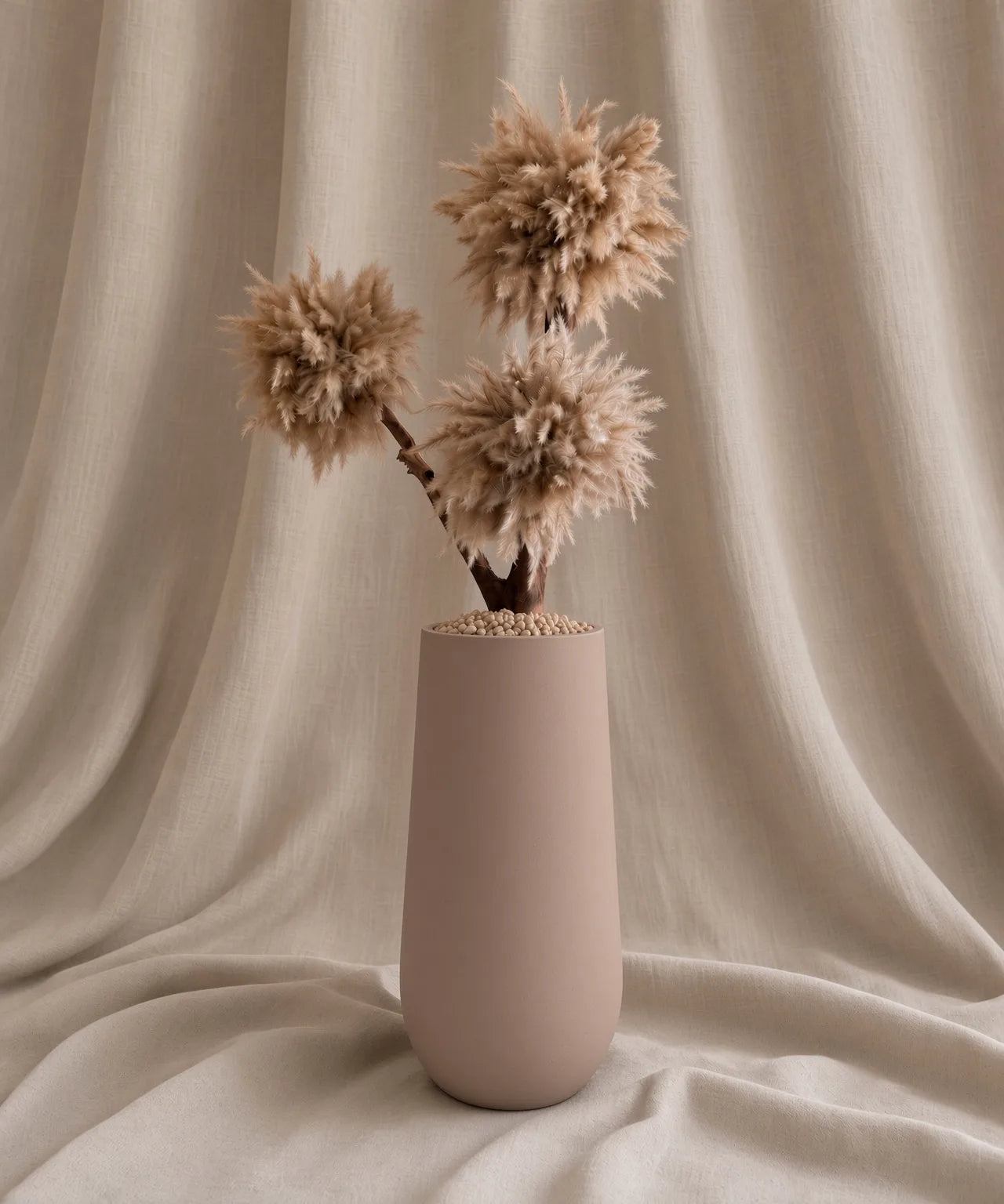 LARGE PAMPASTREE - TAUPE