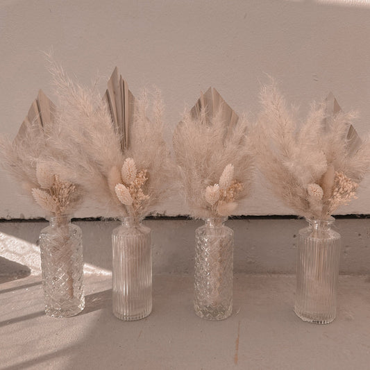 BOHO CRYSTAL - PAMPAS GRASS - BOHEMIAN DECOR - HOME DECOR