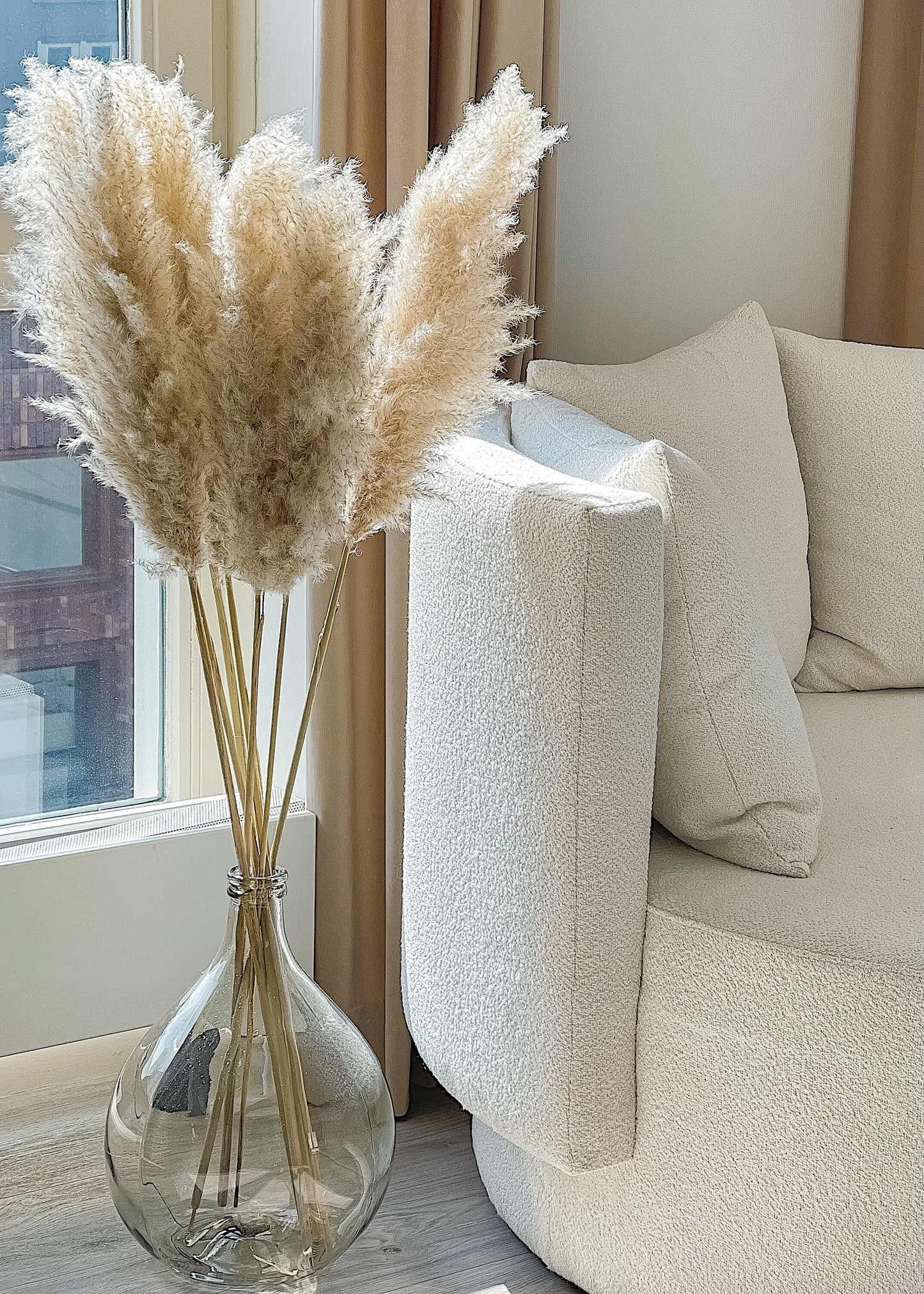 LUNA - vase decoration - pampas and vase - home decoration