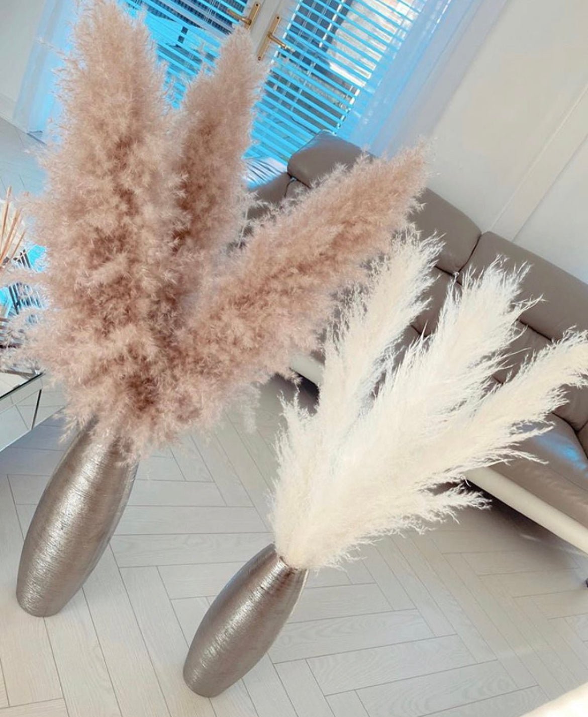 MAXIME - PAMPAS GRASS VASE DECOR