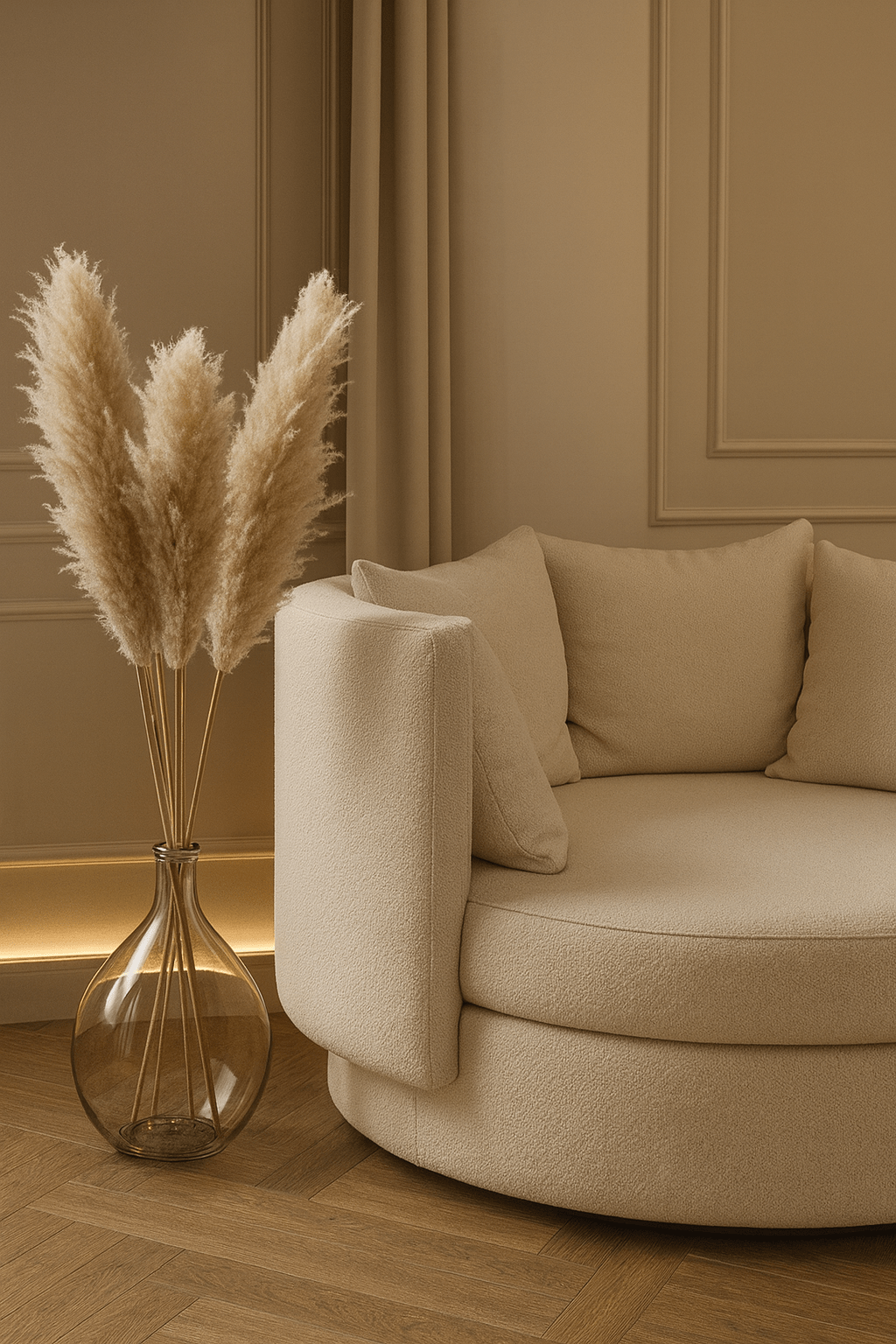 MICHELLE - VASE + PAMPAS SET - PAMPASKONING