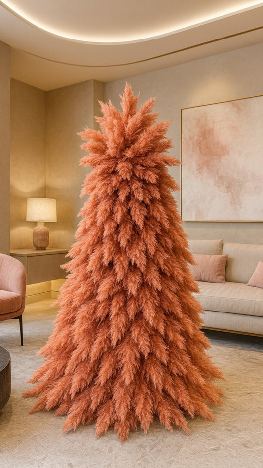 PINK XTREE - PAMPAS GRASS CHRISTMAS TREE - HOME DECOR - PAMPASKONING